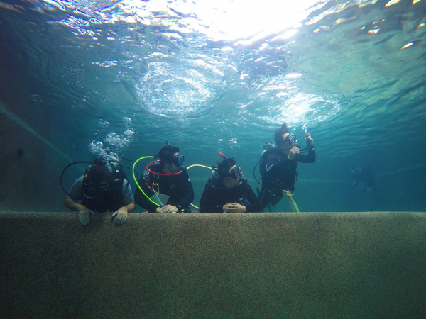 斜槓/潛⽔長與潛⽔教練